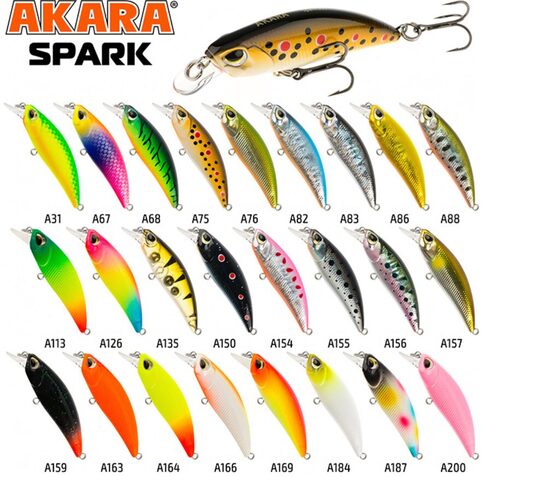 Vobleris AKARA «Spark» 50 S 3,5 g, 50 mm